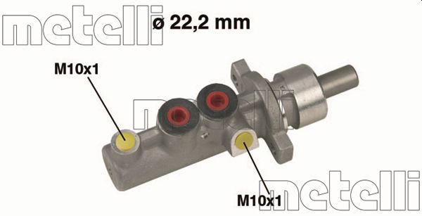 Hoofdremcilinder Metelli 05-0348