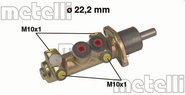 Hoofdremcilinder Metelli 05-0350