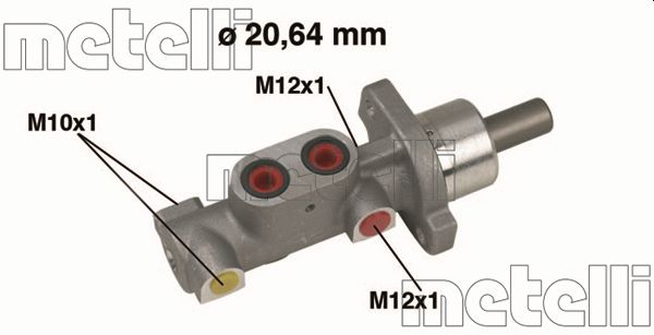 Hoofdremcilinder Metelli 05-0363