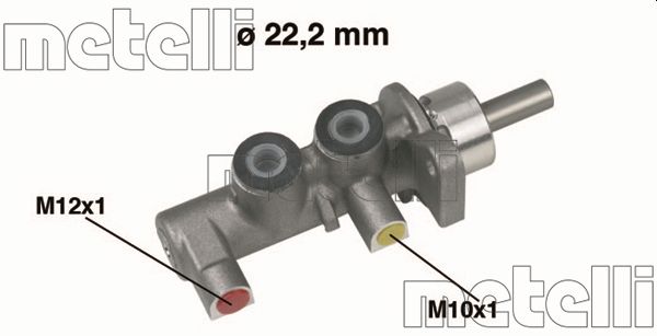 Hoofdremcilinder Metelli 05-0380