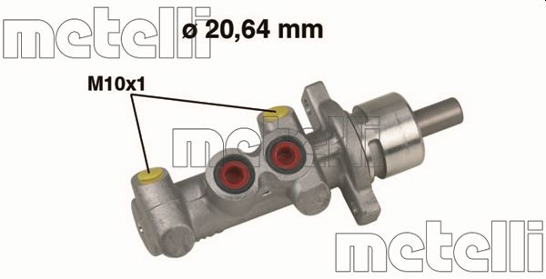 Hoofdremcilinder Metelli 05-0396