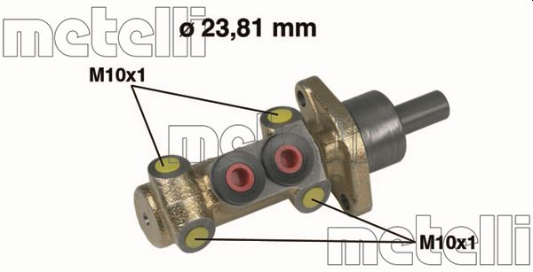 Hoofdremcilinder Metelli 05-0398