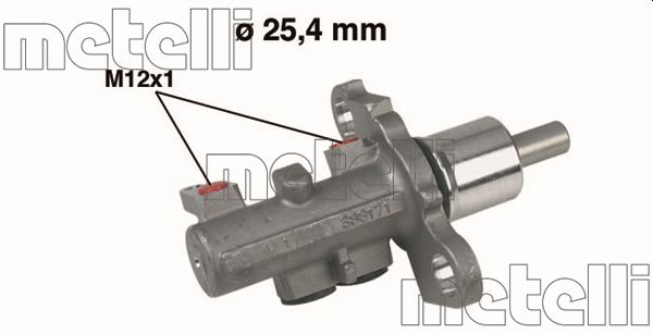 Hoofdremcilinder Metelli 05-0402