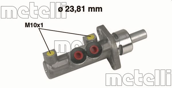 Hoofdremcilinder Metelli 05-0412