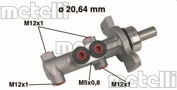 Hoofdremcilinder Metelli 05-0422