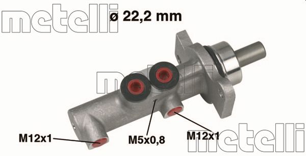 Hoofdremcilinder Metelli 05-0423