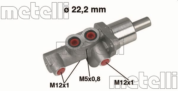 Hoofdremcilinder Metelli 05-0436