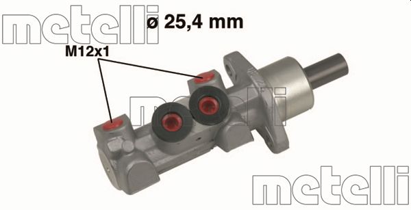 Hoofdremcilinder Metelli 05-0451