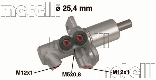 Hoofdremcilinder Metelli 05-0458