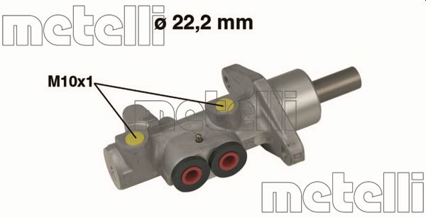 Hoofdremcilinder Metelli 05-0492