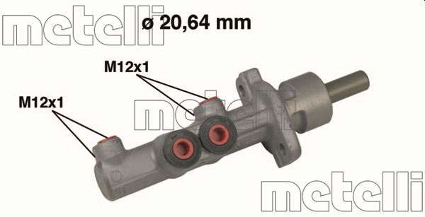 Hoofdremcilinder Metelli 05-0493