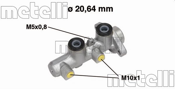 Hoofdremcilinder Metelli 05-0514