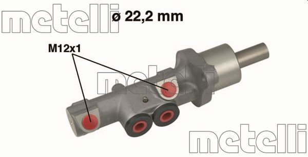 Hoofdremcilinder Metelli 05-0534