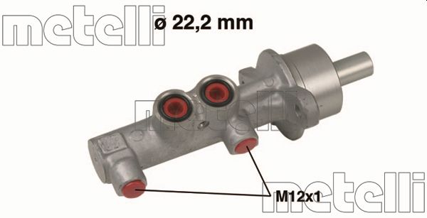 Hoofdremcilinder Metelli 05-0540