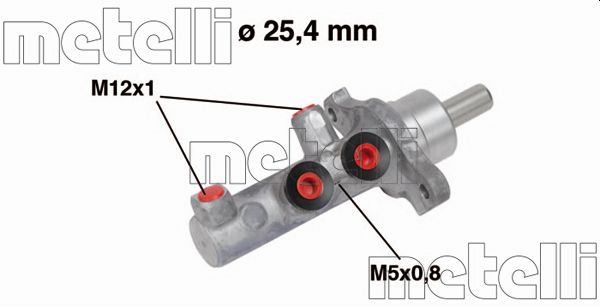 Hoofdremcilinder Metelli 05-0569