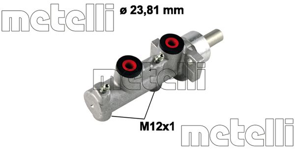 Hoofdremcilinder Metelli 05-0600