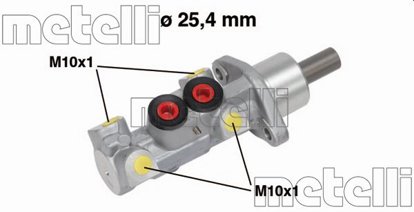 Hoofdremcilinder Metelli 05-0604