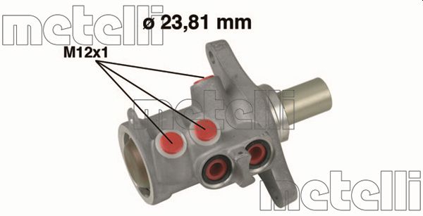 Hoofdremcilinder Metelli 05-0638