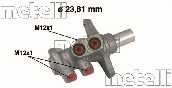 Hoofdremcilinder Metelli 05-0639