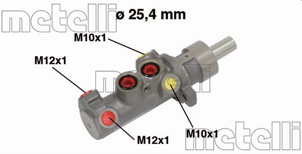 Hoofdremcilinder Metelli 05-0641