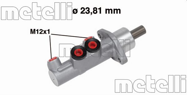 Hoofdremcilinder Metelli 05-0687