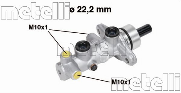 Hoofdremcilinder Metelli 05-0688