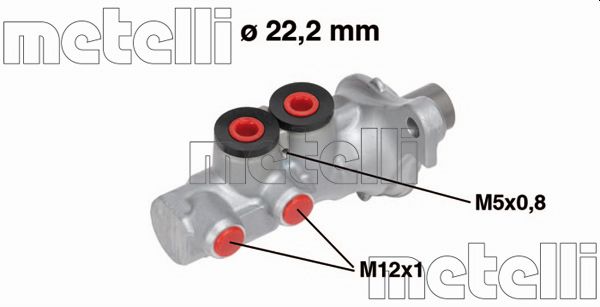 Hoofdremcilinder Metelli 05-0693