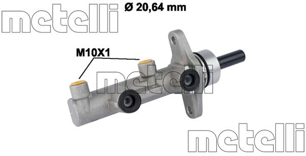 Hoofdremcilinder Metelli 05-0710