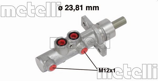 Hoofdremcilinder Metelli 05-0738