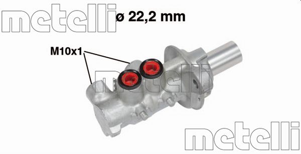 Hoofdremcilinder Metelli 05-0740