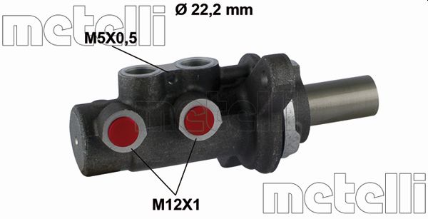 Hoofdremcilinder Metelli 05-0785