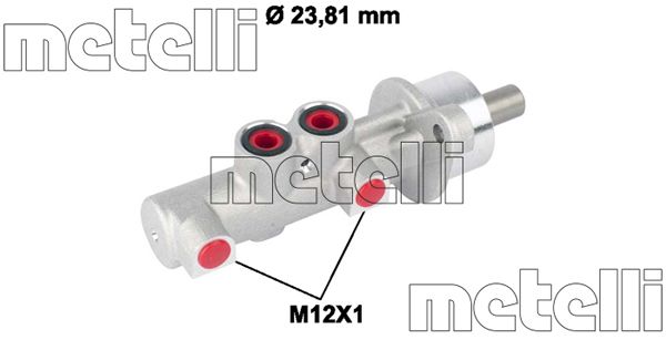 Hoofdremcilinder Metelli 05-0788