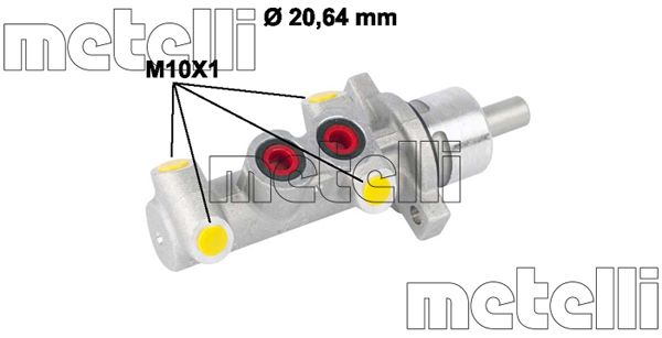 Hoofdremcilinder Metelli 05-0805