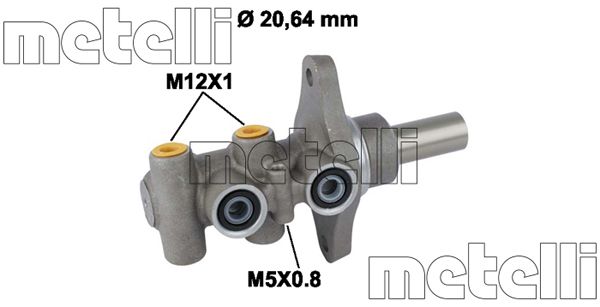 Hoofdremcilinder Metelli 05-0810