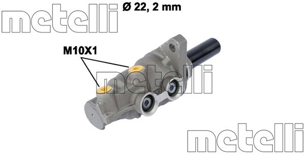 Hoofdremcilinder Metelli 05-0830