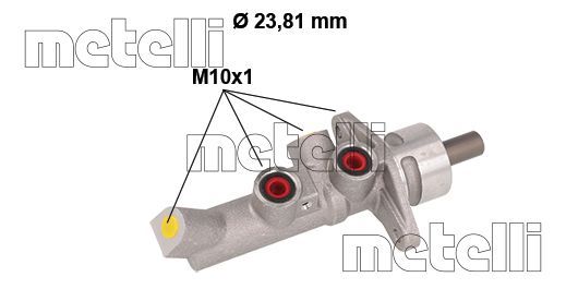 Hoofdremcilinder Metelli 05-0834