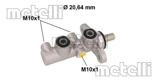 Hoofdremcilinder Metelli 05-0835