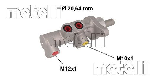 Hoofdremcilinder Metelli 05-0846