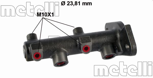 Hoofdremcilinder Metelli 05-0862