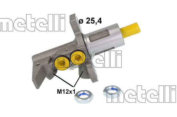 Hoofdremcilinder Metelli 05-0889