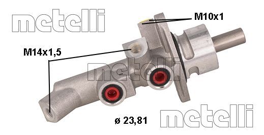 Hoofdremcilinder Metelli 05-1119