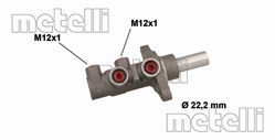 Hoofdremcilinder Metelli 05-1122