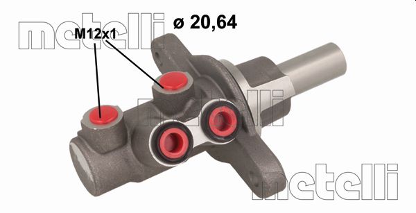 Hoofdremcilinder Metelli 05-1128