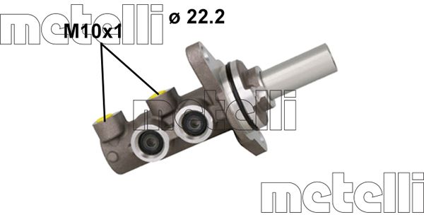 Hoofdremcilinder Metelli 05-1165