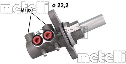 Hoofdremcilinder Metelli 05-1166