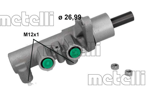 Hoofdremcilinder Metelli 05-1248