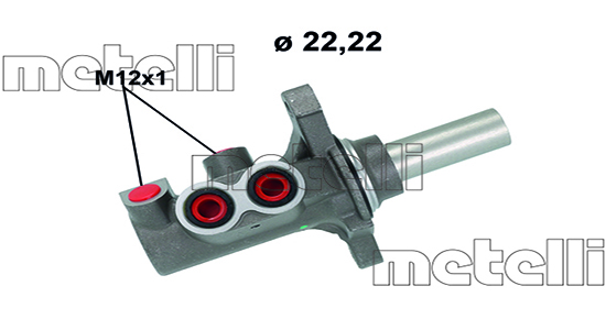 Hoofdremcilinder Metelli 05-1268