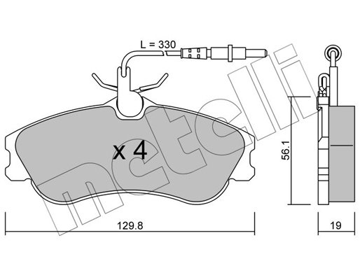 Remblokset Metelli 22-0217-0