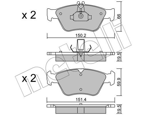 Remblokset Metelli 22-0219-0