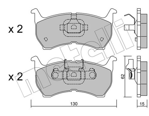 Remblokset Metelli 22-0231-0